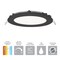 Afx Tuck 6'' LED Flush Mount, Black TUCF06LAJD1BK - alternate 4